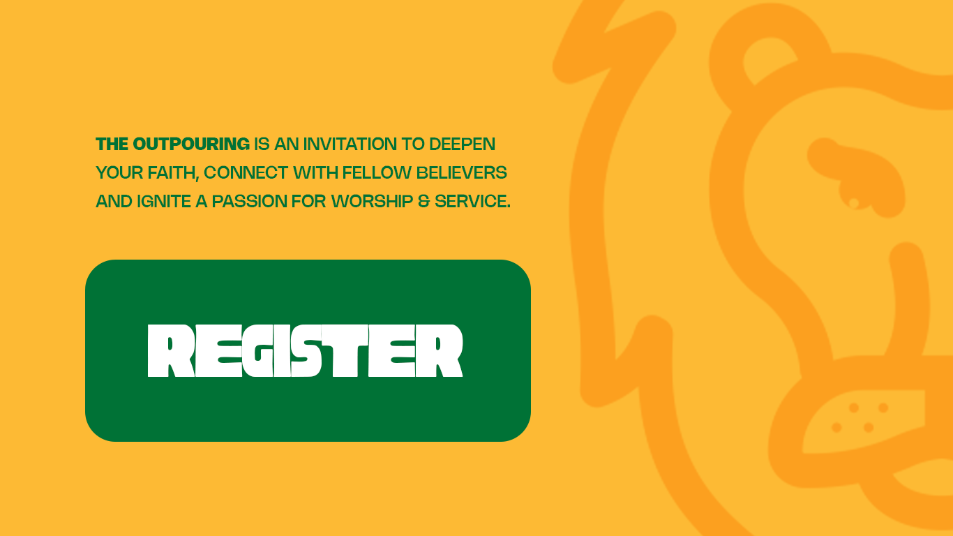 The Outpouring is an invitation to deepen your faith. Register.